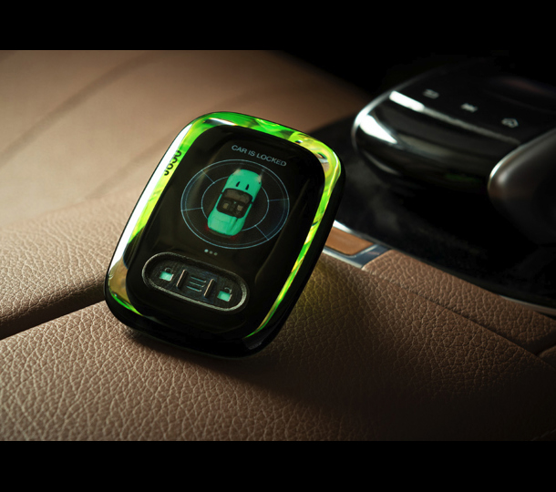 3D printed car key fob