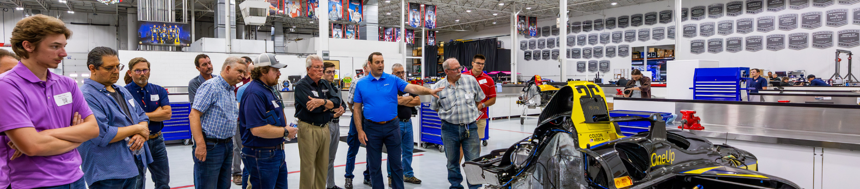 Engineers at a 3d printing event