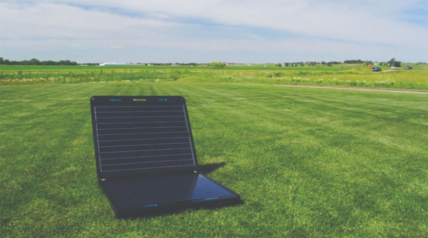 A 3D printed prototype made of strong ABS plastic helped
Peppermint Energy design its FORTY2 solar generator .