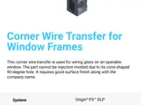 corner wire transfer