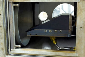 A Stratasys 3D printed aerospace part undergoes feasibility testing at the IEAv