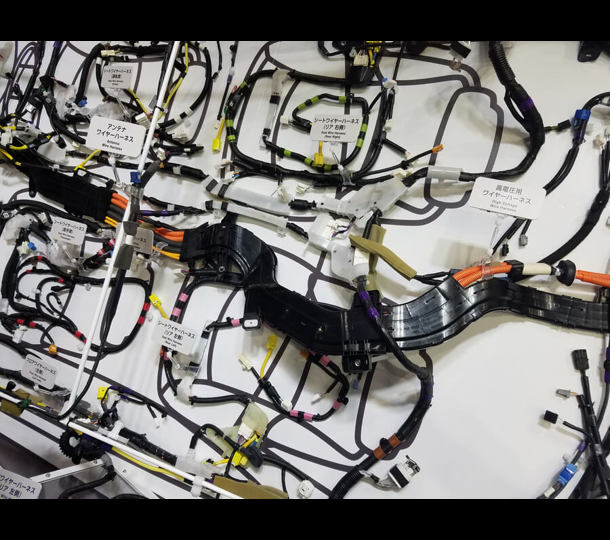 automotive wiring harness layout production