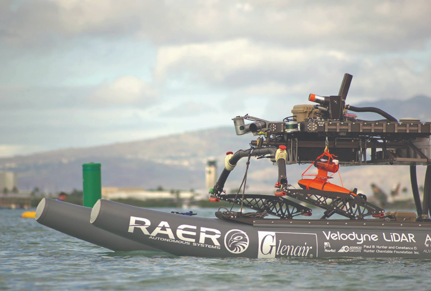 Deployable submarine with camera, encased in 3D printed material