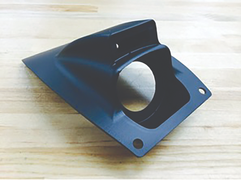 CAD design of dashboard insert.