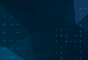 Branded background on blue. 