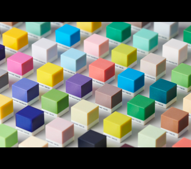fill color 3d printed cubes