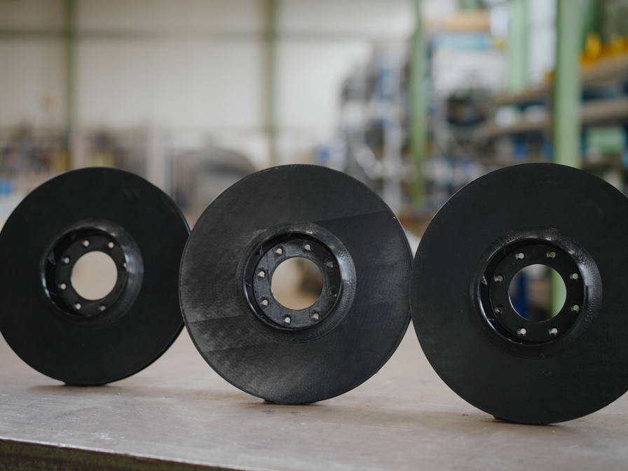 For the impeller, 3D printing has significantly reduced lead times by up to 50% compared to traditional metal machining.