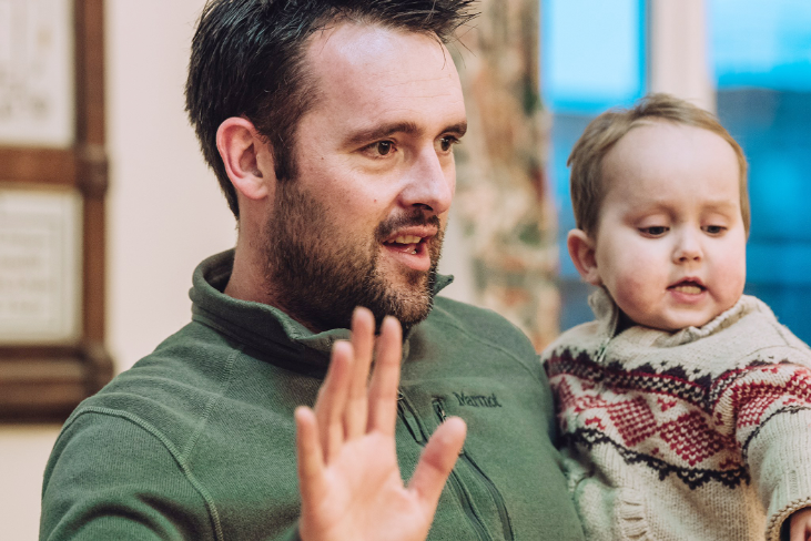 Brendan and Dexter Clark, post-transplant.