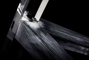 DManD researchers 3D printed the interlocking table in VeroClear, Vero PureWhite and TangoPlus. Photography by Teo Jansen.