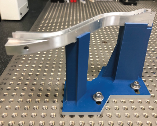 An example of the CMM fixtures Senga makes with FDM technology.