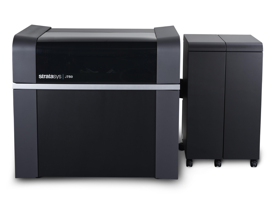 The Stratasys J750 3D printer.