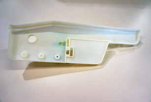 The first iteration of the drip tray for a mass spectrometer focused solely on form, fit and function.