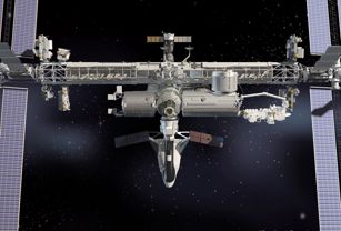 Sierra Space Dream chaser space station.