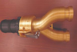 The new design 3D printed in ULTEM 1010 resin cost only $750 and was produced in one day.