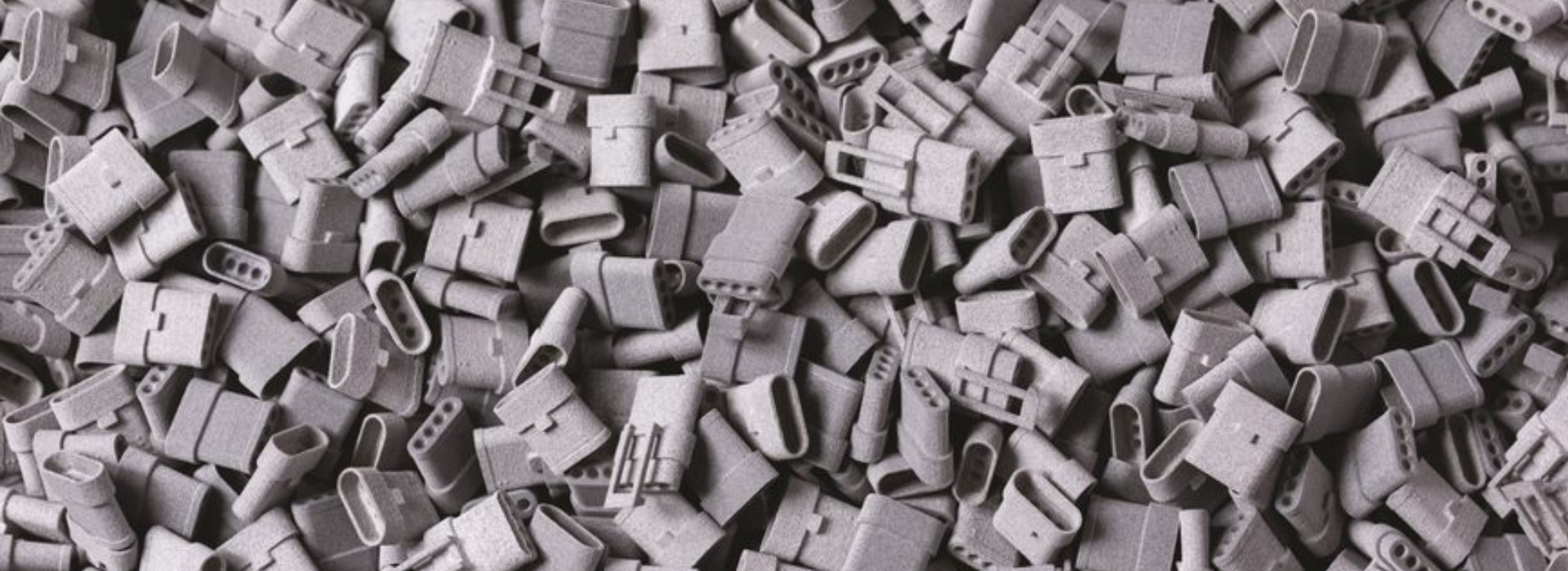 SAF printed electrical connectors