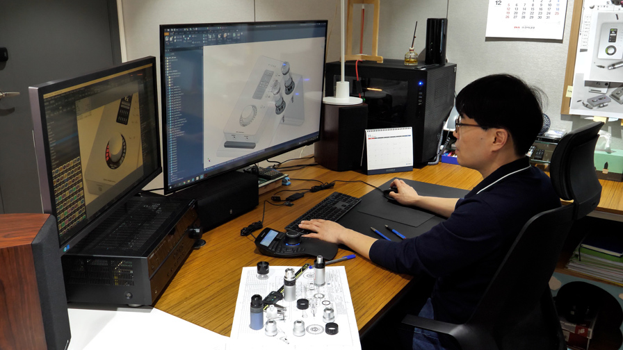 man working on computer 3d digital file