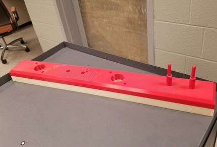 Caterpillar assembly rack.