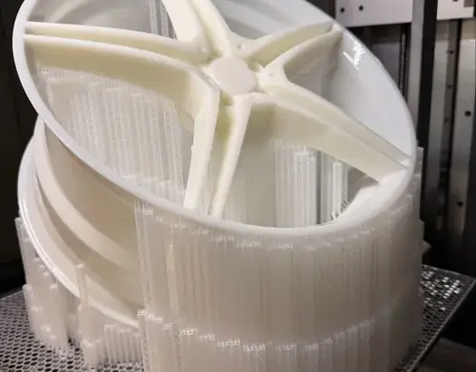 somos watershed white printed rim top view