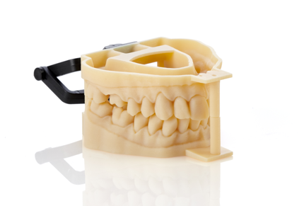 3D printed crown and bridge model using Stratasys DentaJet XL