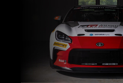Toyota Racing's GR86 Race Car - Automotive 3D Printing Solutions by Stratasys