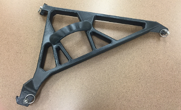 3d printed part using Nylon 6 FDM thermoplastic
