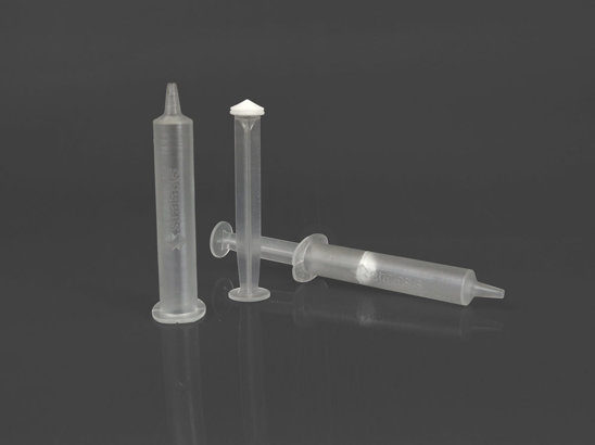 Syringe 3D printed using MED Silicone 25A