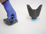 Silicone filter 3D printed using Stratasys P3 techology