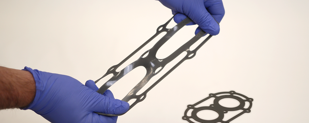 Silicone gaskets 3D printed with Stratasys P3 material