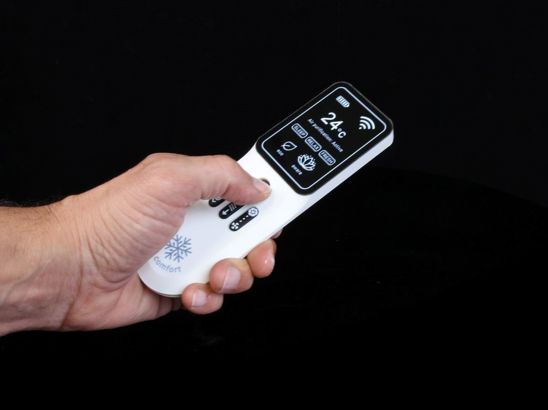 Remote control 3D printed using Stratasys ToughONE PolyJet Material in-hand