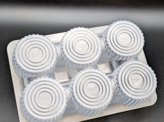 Somos 9210 SLA Material 3D printed biscuit packaging tray