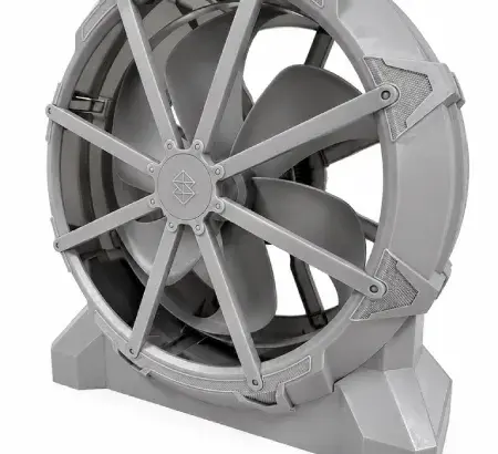 Somos Resolute Grey Industrial Fan