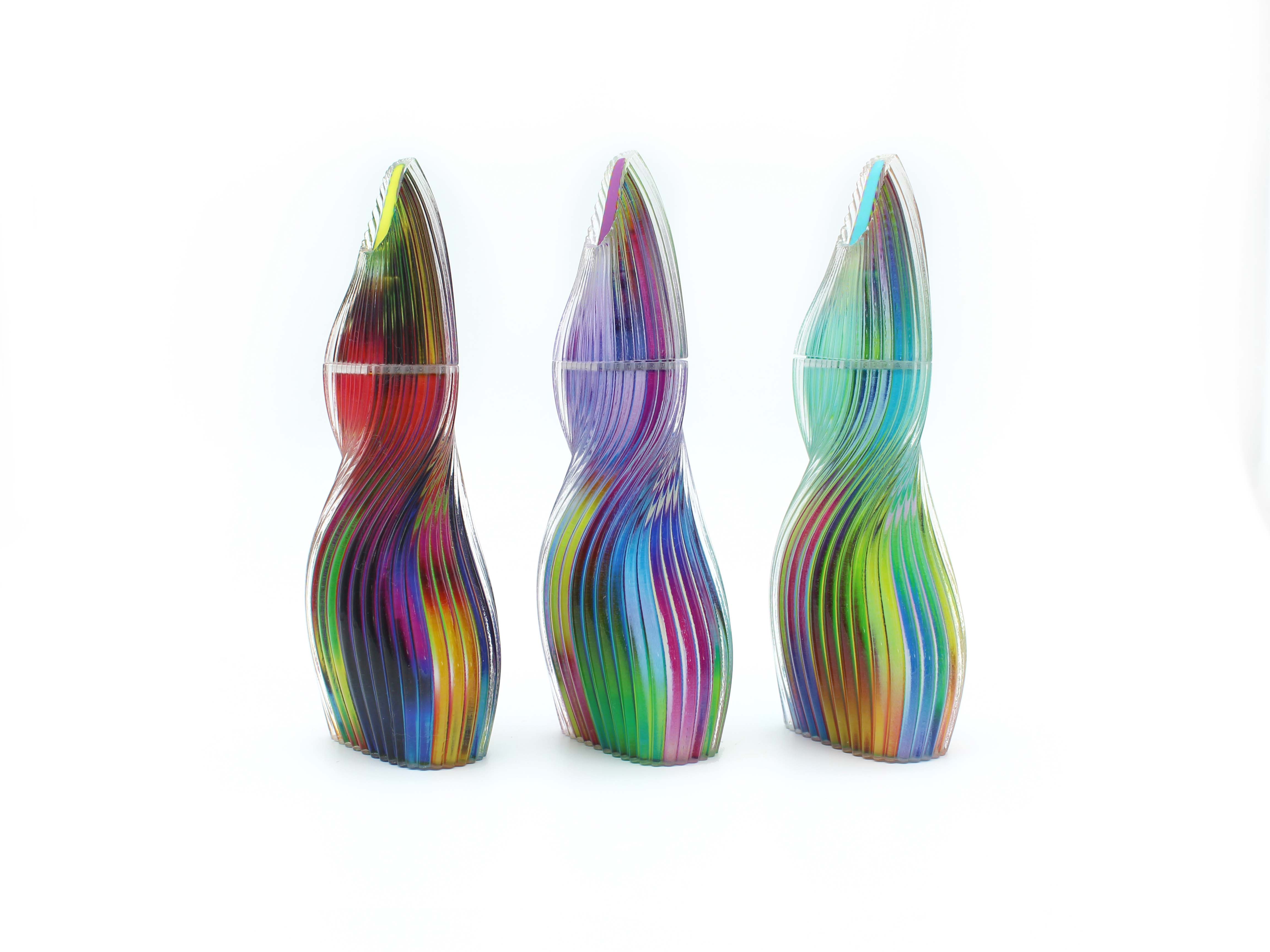 3D Printed Perfume Bottles with Lenticular Design