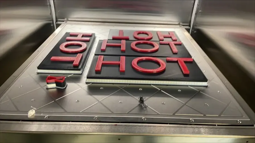 full color fdm 3d print hot text