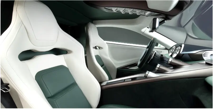 Callum Designs white interior of a vehicle