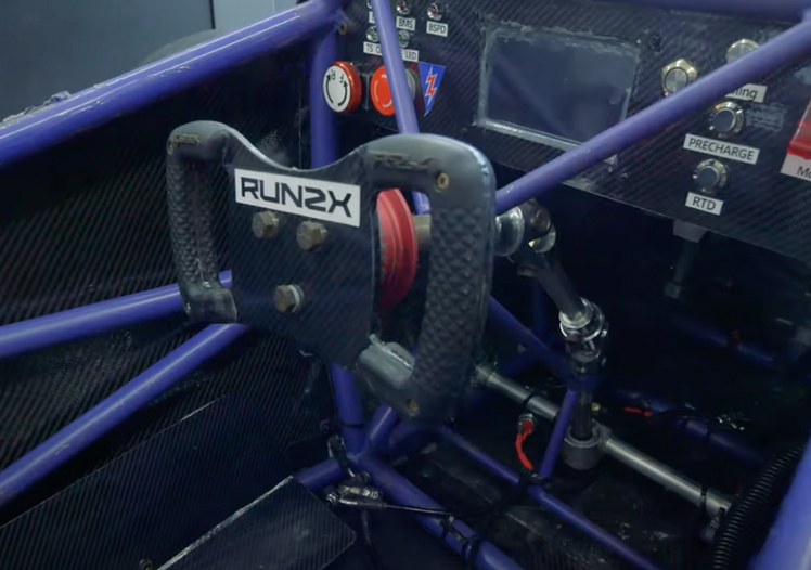 R2X 3D printed steering wheel
