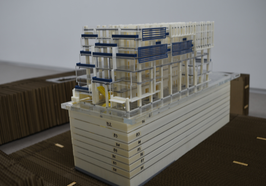Large-scale 3D printed construction model using Stratasys F770 FDM 3D Printer