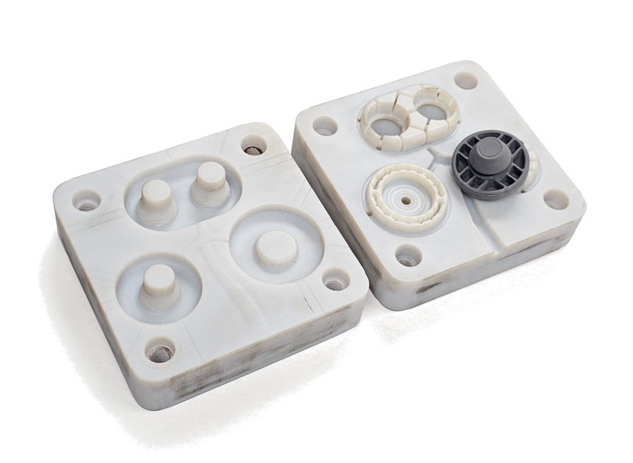 Jones Plastics rapid prototype using Stratays PolyJet ToughONE