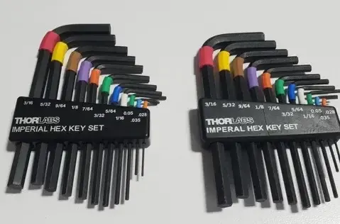 Thor Labs' 3D Printed Key Sets