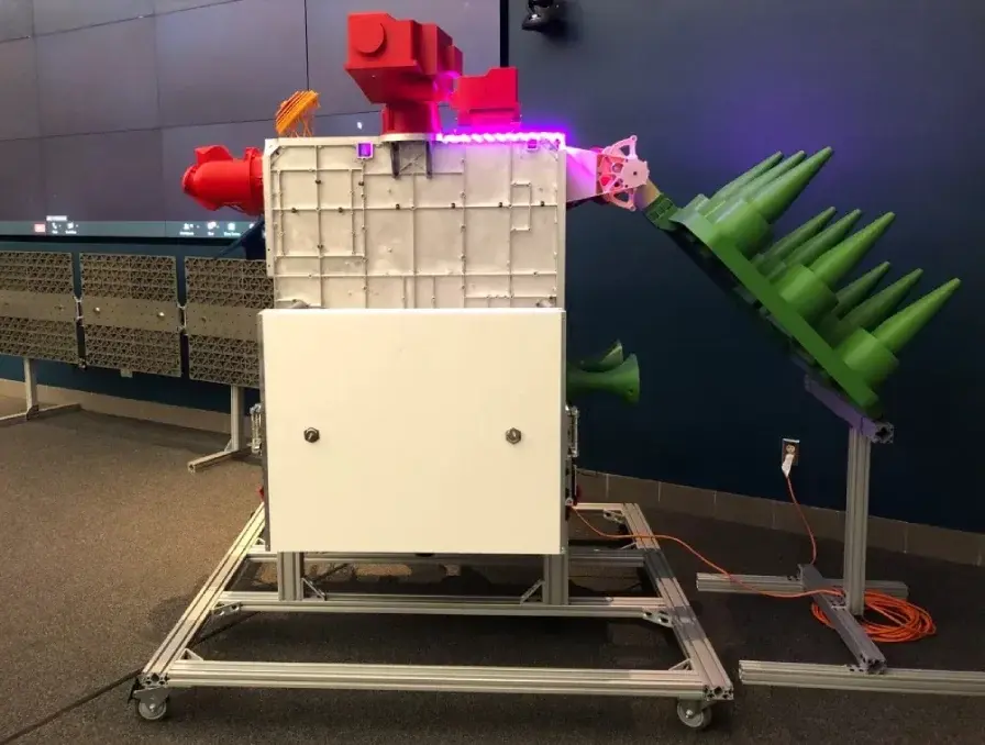 Satelliete Model 3D printed using Stratasys F900 FDM 3D Printer