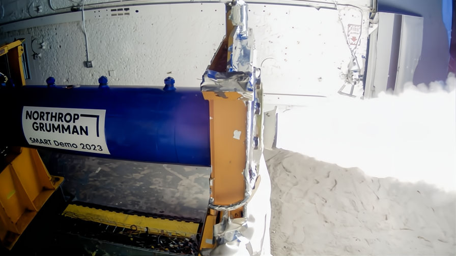 Northrop Grumman smart demo using live fire