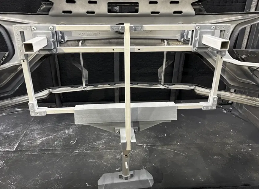 Automotive inspection fixture 3D printed with Stratasys F3300 FDM Printer