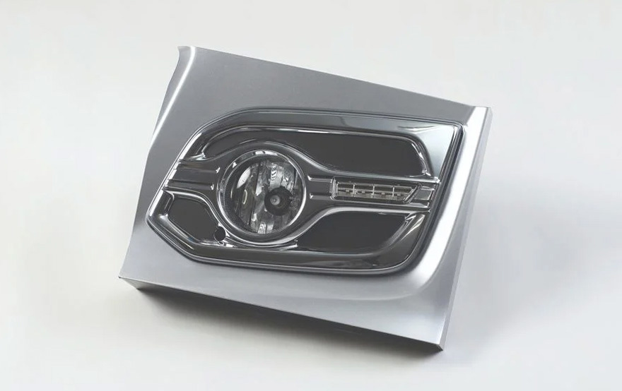 Final product of Fog light garnish