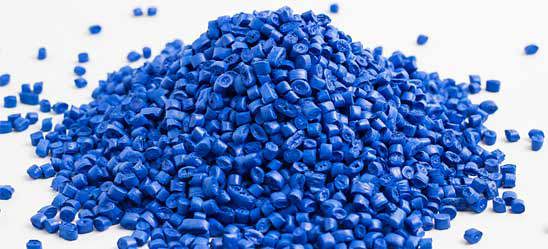 Injection Molding Blue Polystyrene Material Pellets